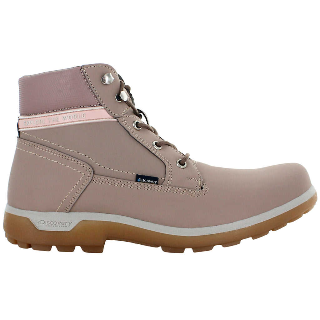 DISCOVERY CHANEL BOTA AGUJETA ECOPIEL ROSA MUJER 82997