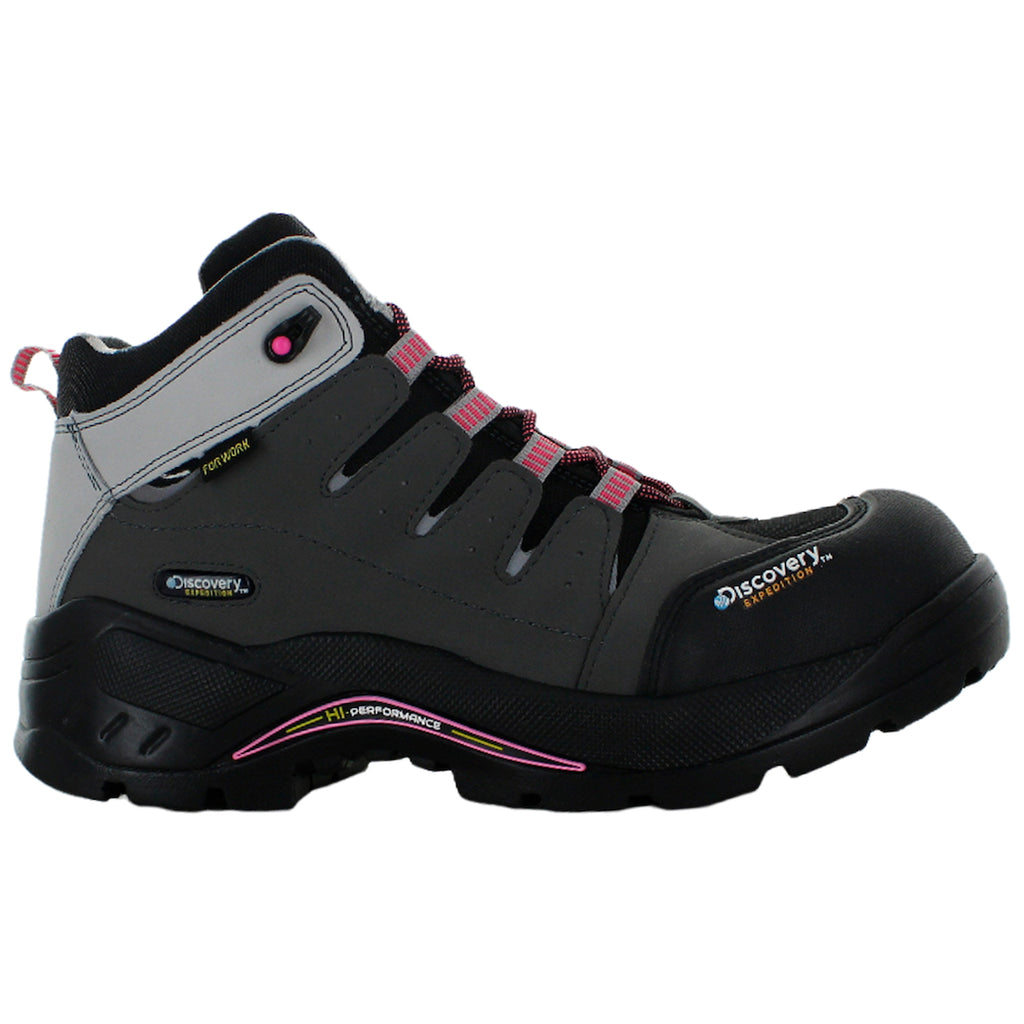 DISCOVERY CHANEL BOTA AGUJETA PIEL GRIS MUJER 82999