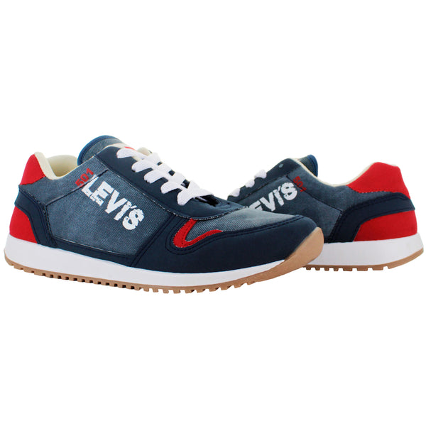 LEVIS TENIS MODA CASUAL CONFORT MEZCLILLA GRIS JUVENIL 83250