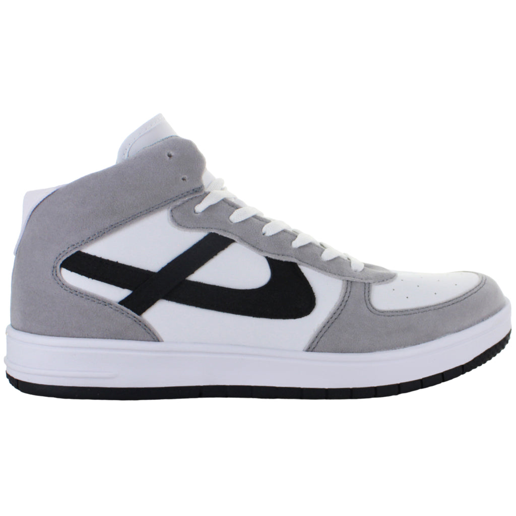 PANAM TENIS BOTA VESTIR MODA CASUAL SKATE GRIS HOMBRE 83321