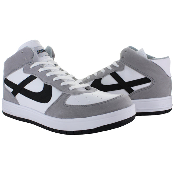 PANAM TENIS BOTA VESTIR MODA CASUAL SKATE GRIS HOMBRE 83321