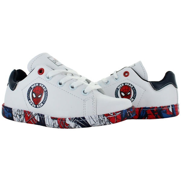 SPIDER MAN TENIS MODA VESTIR CASUAL MARVEL BLANCO NIÑO 83633