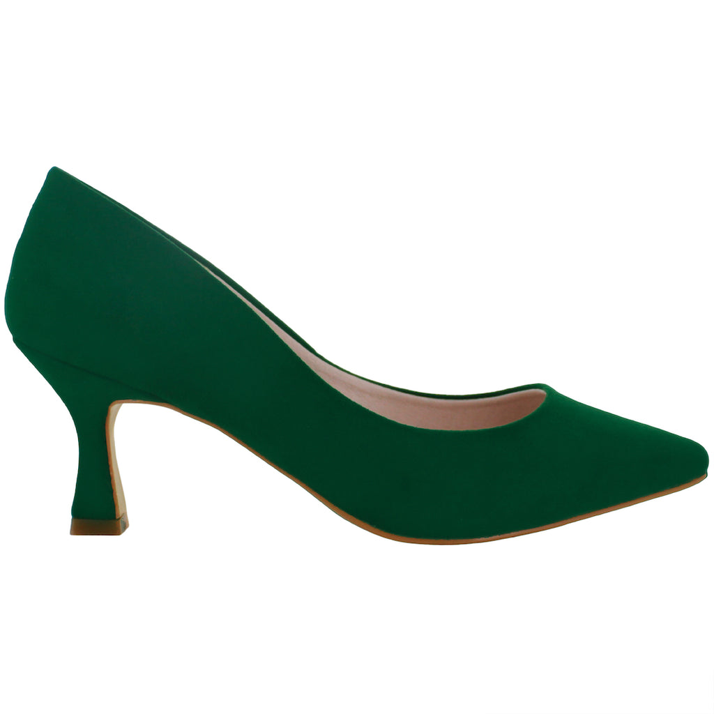 GINA LOREN ZAPATILLA VESTIR CASUAL NOBUCK VERDE MUJER 83818