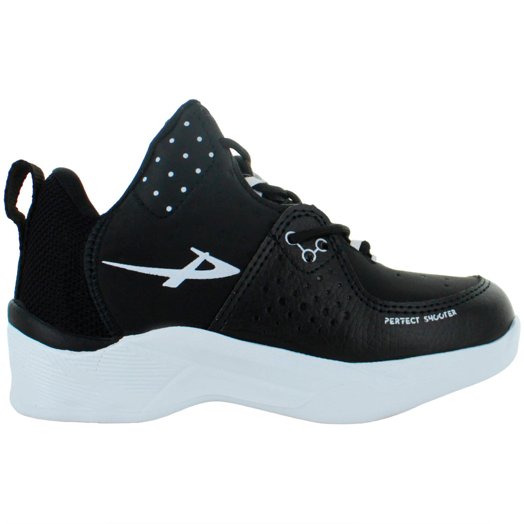 PONTIAC TENIS BASQUET CORRER ATLETICO TEXTIL NEGRO NIÑO 84012
