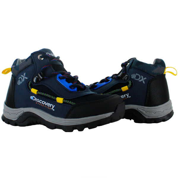 DISCOVERY CHANEL BOTA SENDERISMO POLIPIEL MARINO NIÑO 84014