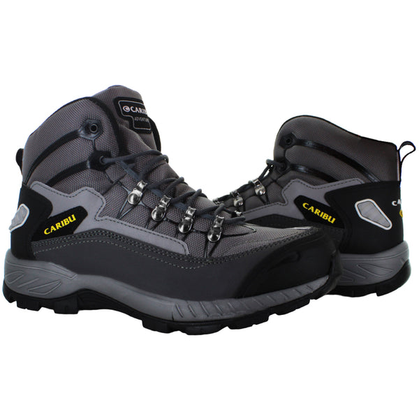 CARIBU BOTA OUTDOOR ANTIDERRAPANTE GRIS NEGRO HOMBRE 84209