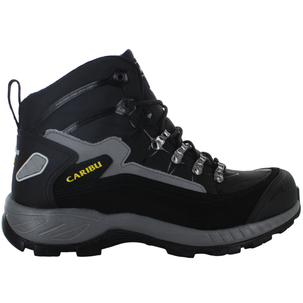 CARIBU BOTA OUTDOOR ANTIDERRAPANTE NEGRO GRIS HOMBRE 84210