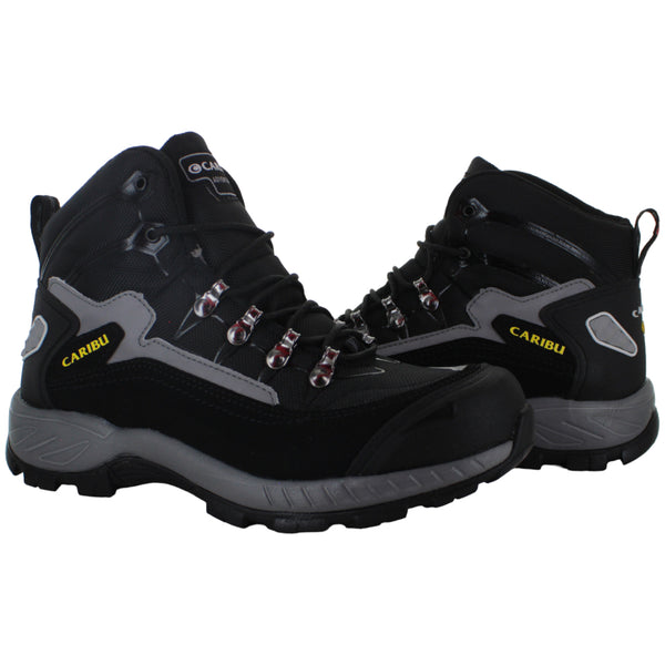 CARIBU BOTA OUTDOOR ANTIDERRAPANTE NEGRO GRIS HOMBRE 84210
