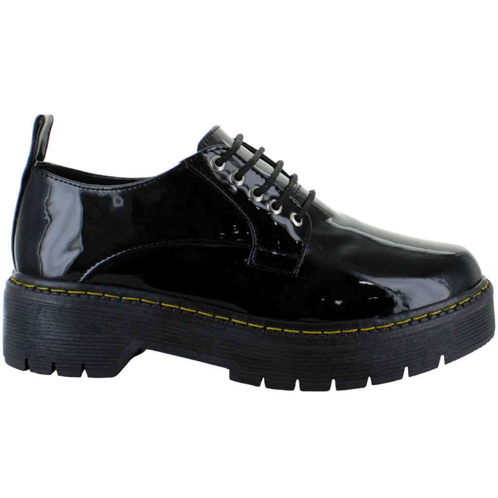 MUTANTE ZAPATO CHOCLO VESTIR MODA CASUAL CHAROL MUJER 84560