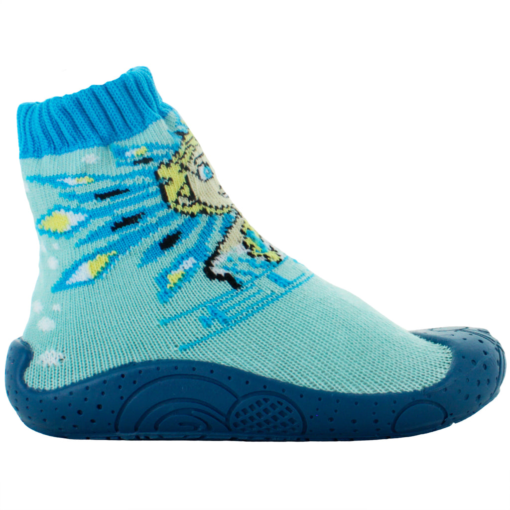 DISNEY FROZEN AQUA SHOES SUAVE CALCETIN AZUL NIÑA BEBE 84802