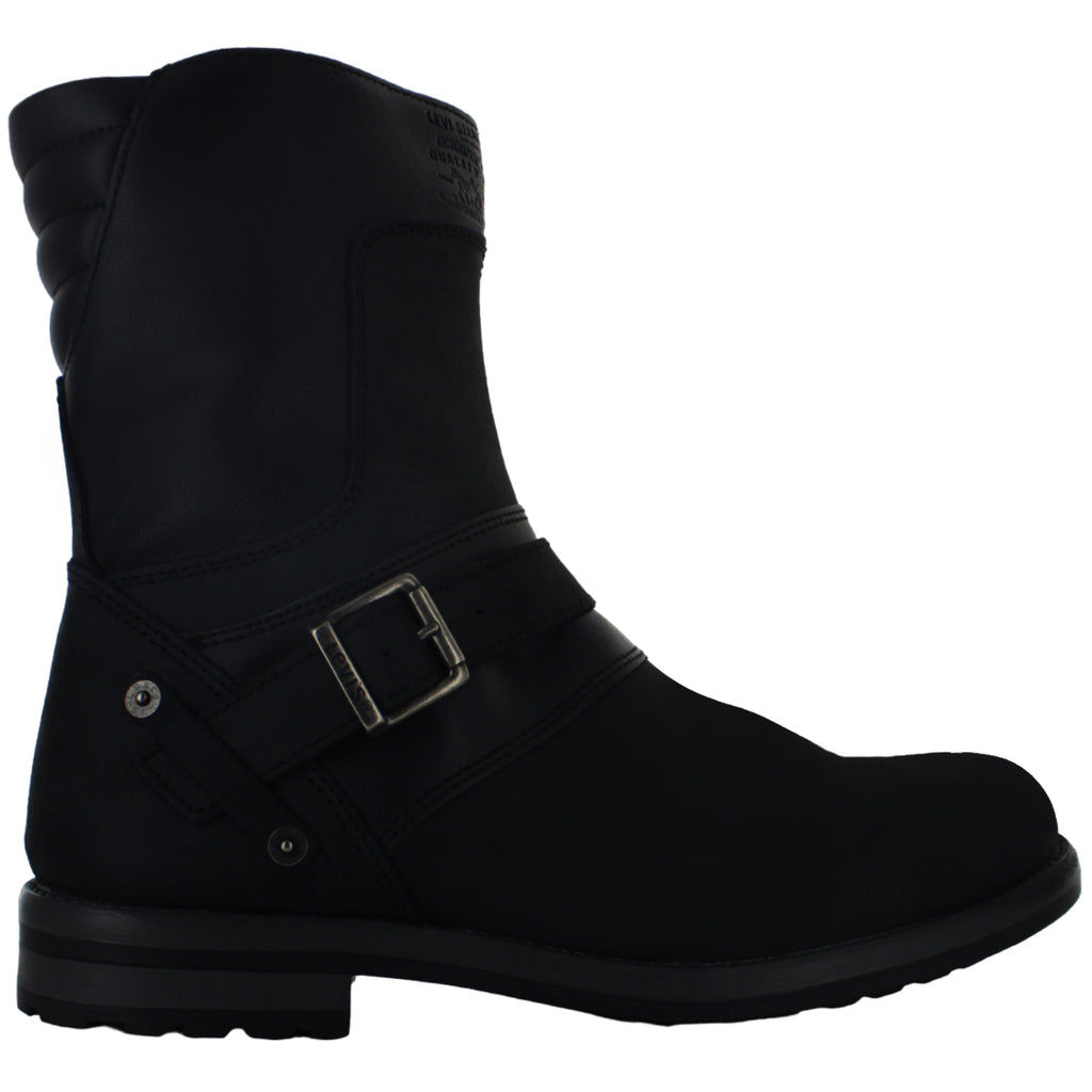 LEVIS BOTA VESTIR ELEGANTE BIKER PIEL NEGRO HOMBRE 85203
