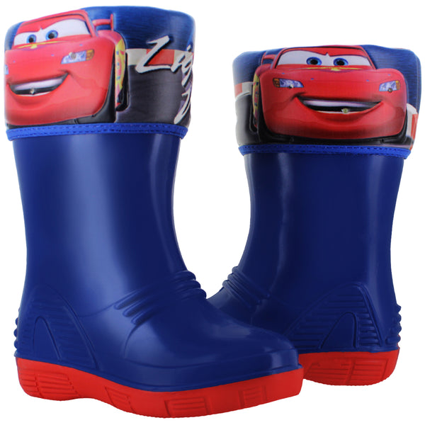 BUBBLE GUMMERS BOTA LLUVIA CHARCOS AGUA CARS NIÑO BEBE 85303