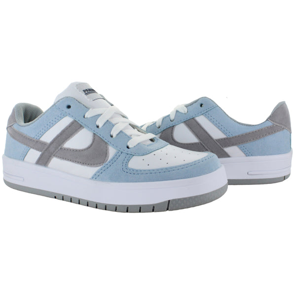 PANAM TENIS VESTIR CASUAL SKATE BLANCO AZUL JUVENIL 85334