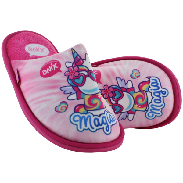 ONIX PANTUFLA SUAVE UNICORNIO COMODIDAD CONFORT MUJER 85614