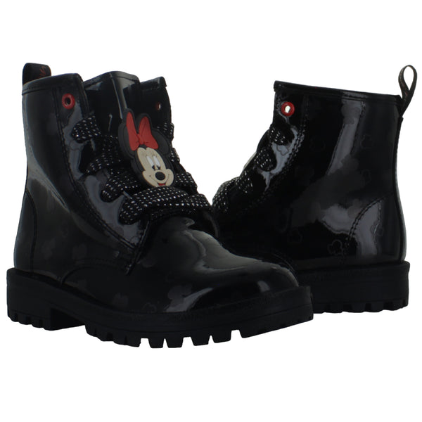 MINNIE BOTIN MODA CASUAL ANTIDERRAPANTE CHAROL NIÑA 86559