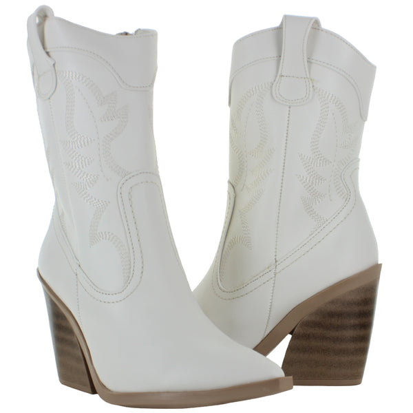 KIUT BOTA VAQUERA TACON ANCHO MODA FIESTA CASUAL MUJER 86997