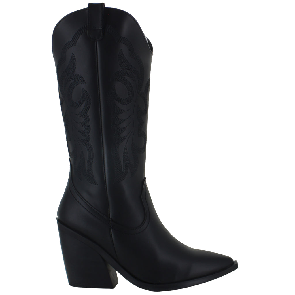 KIUT BOTA VAQUERA TACON ANCHO MODA FIESTA CASUAL MUJER 86998
