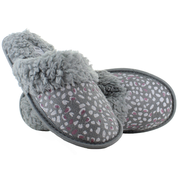 COMFORT FIT PANTUFLA SUECO MODA CONFORT AFELPADA MUJER 87288