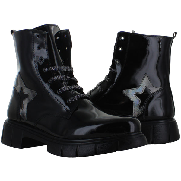 BLASITO BOTA URBANA COMBAT VESTIR CASUAL CHAROL MUJER 87385