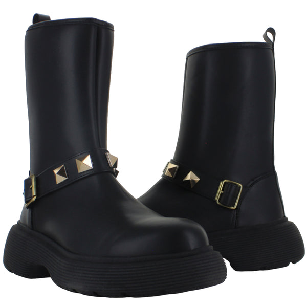 PERUGIA BOTA COMBAT ELEGANTE CASUAL ESTOPEROLES MUJER 87720
