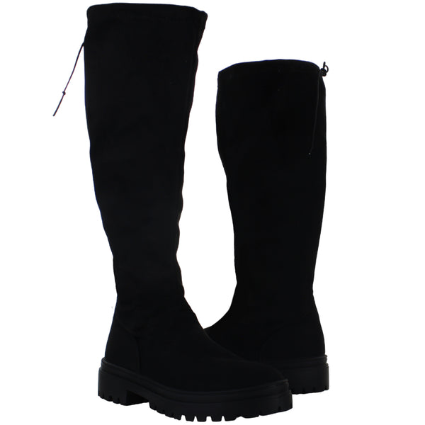 CACHORROS BOTA ALTA MOSQUETERA ELEGANTE AJUSTE MUJER 87914