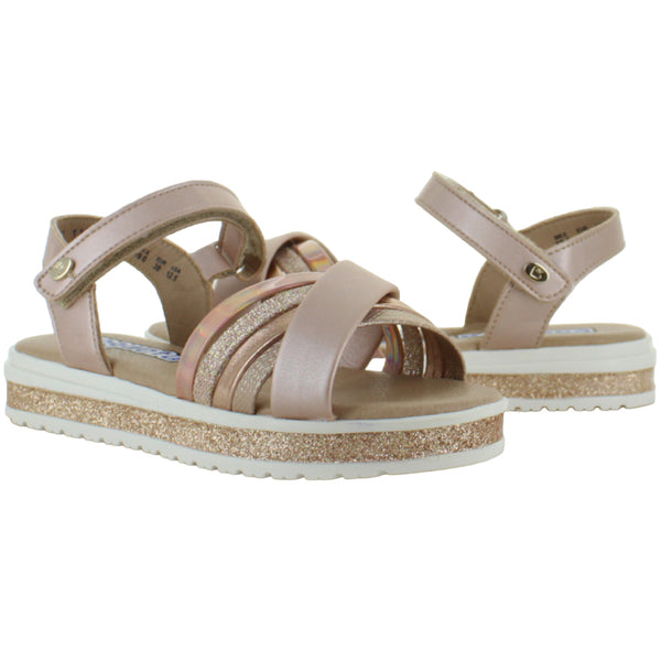 COQUETA SANDALIA HUARACHE CASUAL TIRAS CONTACTEL NIÑA 87995