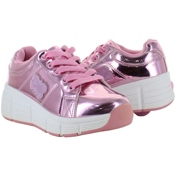 PROSKATE TENIS PATIN MODA CASUAL SPORT TORNASOL NIÑA 88087