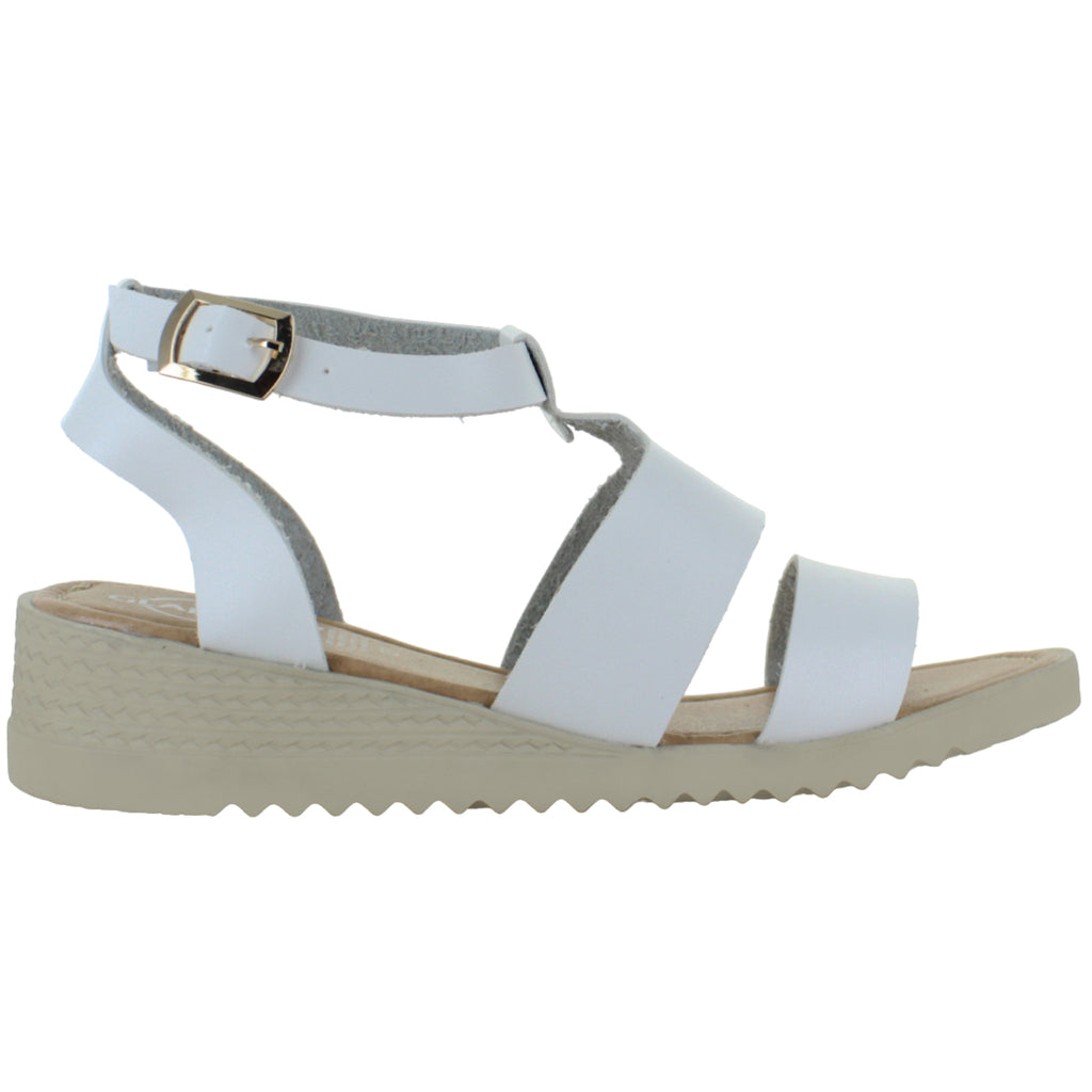 GLAJOMA SANDALIA CUÑA VESTIR ELEGANTE AJUSTABLE MUJER 88708