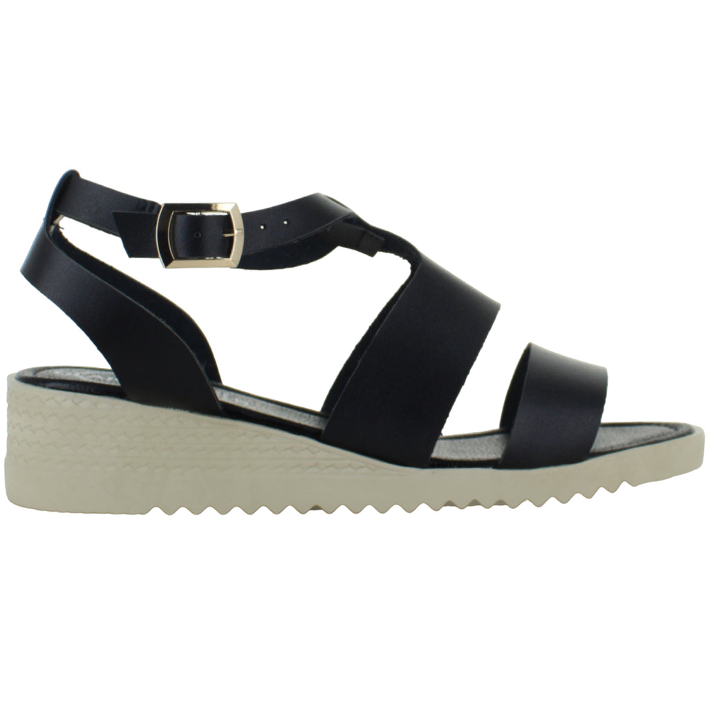 GLAJOMA SANDALIA CUÑA VESTIR ELEGANTE AJUSTABLE MUJER 88709