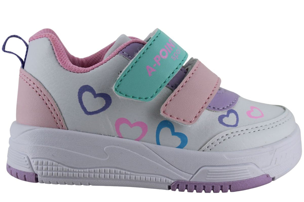 A-POINT TENIS SNEAKERS URBANO CASUAL CONTACTEL NIÑA 88996