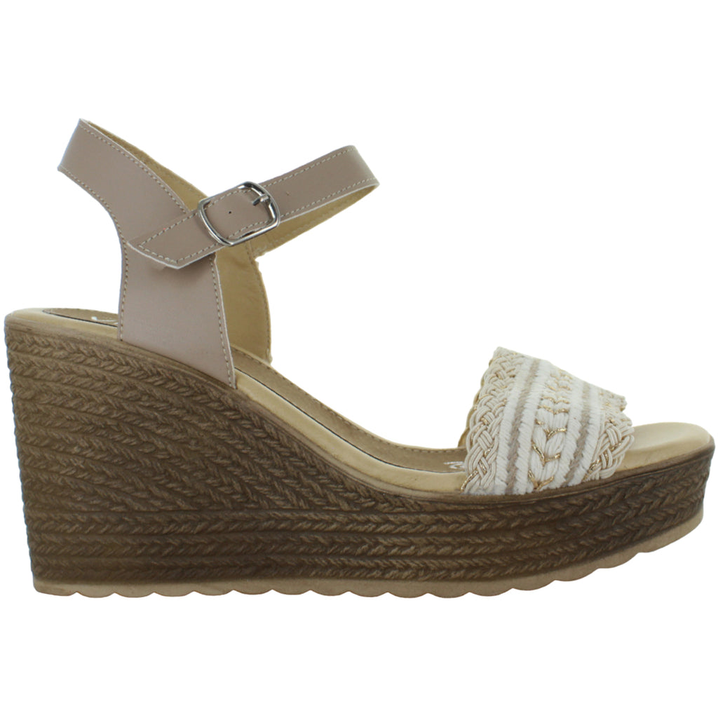 VITALIA SANDALIA PLATAFORMA YUTE MODA ELEGANTE MUJER 89113