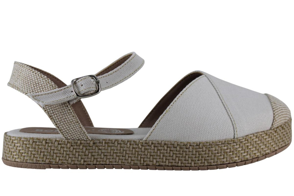RONASSI ALPARGATA MODA CASUAL YUTE LONA HEBILLA MUJER 89191