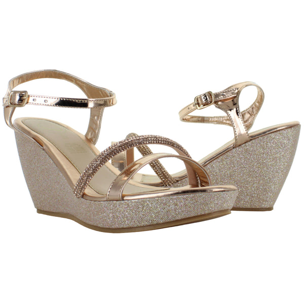JOZA SANDALIA FIESTA ELEGANTE PULSERA BRILLOS MUJER 89395