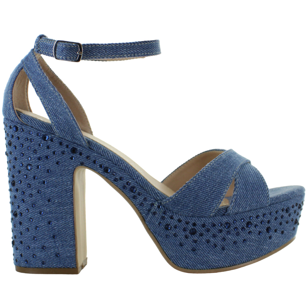 TRENDY SHOES ZAPATILLA PLATAFORMA FIESTA PULSERA MUJER 89413