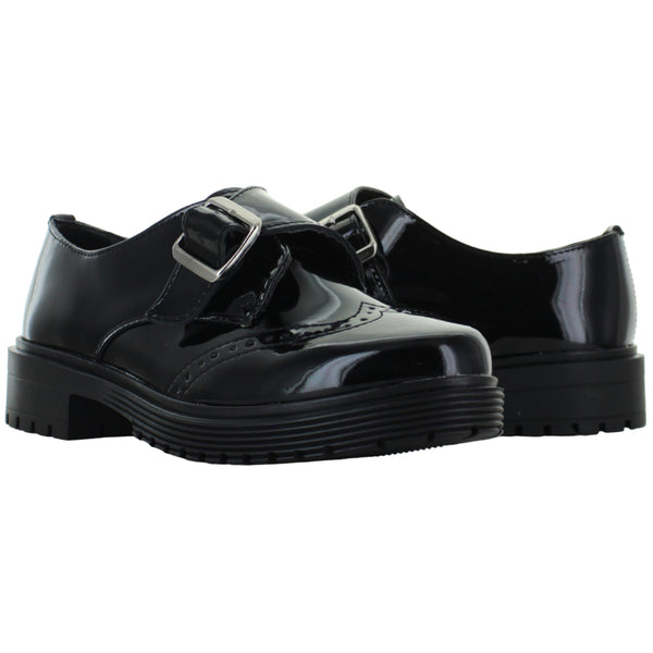 VITALIA ZAPATO CHOCLO VESTIR MODA FORMAL CHAROL MUJER 89487