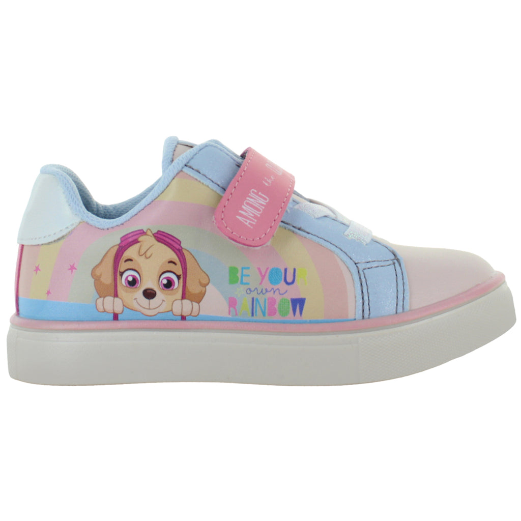 PAW PATROL TENIS SNEAKERS SKYE MODA CASUAL VELCRO NIÑA 89581