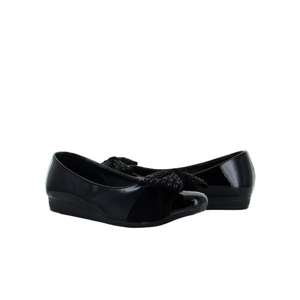MUTANTE ZAPATO BALERINA MODA CASUAL MOÑO CHAROL NIÑA 90154