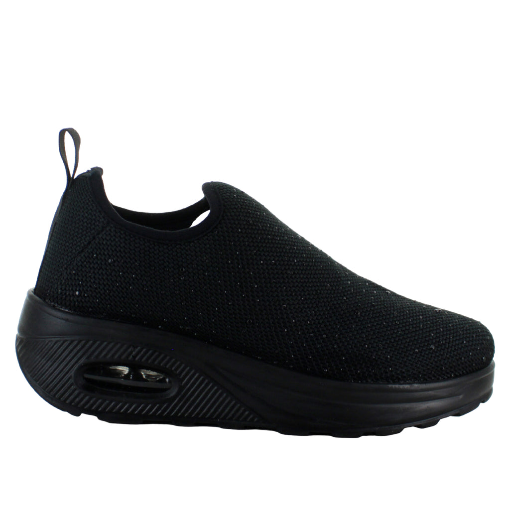 8CTAVA TENIS SNEAKERS SLIP ON MODA SPORT BRILLOS MUJER 90305