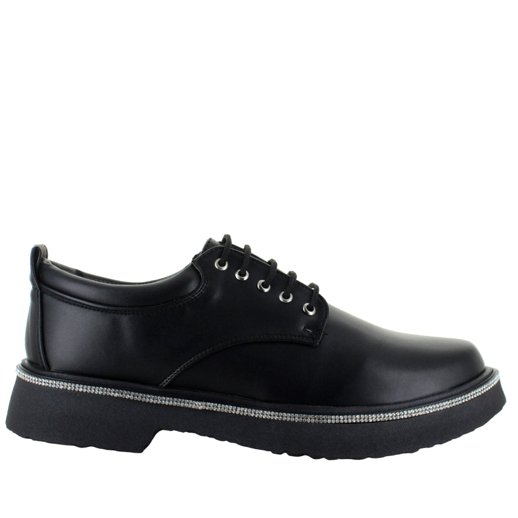 MUTANTE ZAPATO CHOCLO MODA CASUAL BRILLOS SUELA MUJER 90428