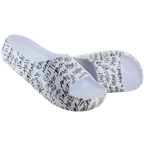 GREEN BOX SANDALIA SLIDE SUECO MODA CASUAL SPORT MUJER 90616