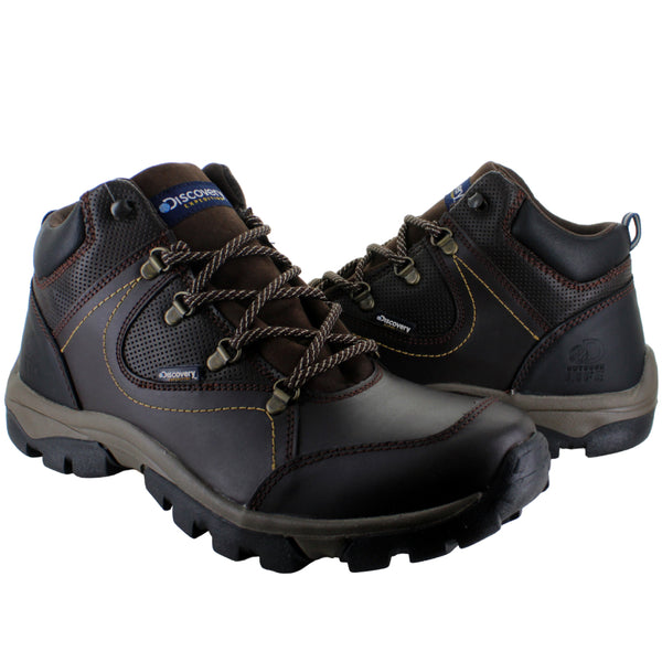 DISCOVERY CHANEL BOTA OUTDOOR MODA CASUAL PIEL HOMBRE 90656