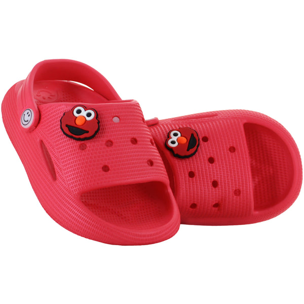 PLAZA SESAMO SANDALIAS CLOGS PIN ELMO CASUAL BAÑO NIÑO 90715