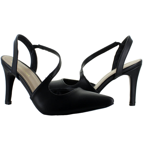 LADY PAULINA ZAPATILLA TACON FIESTA MODA FORMAL MUJER 90893