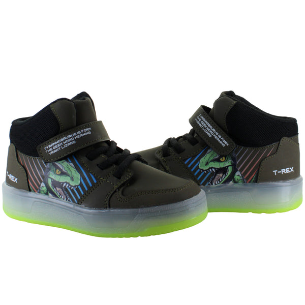 TROPICANA TENIS BOTA LUZ URBANO DINOSAURIO SPORT NIÑO 90969