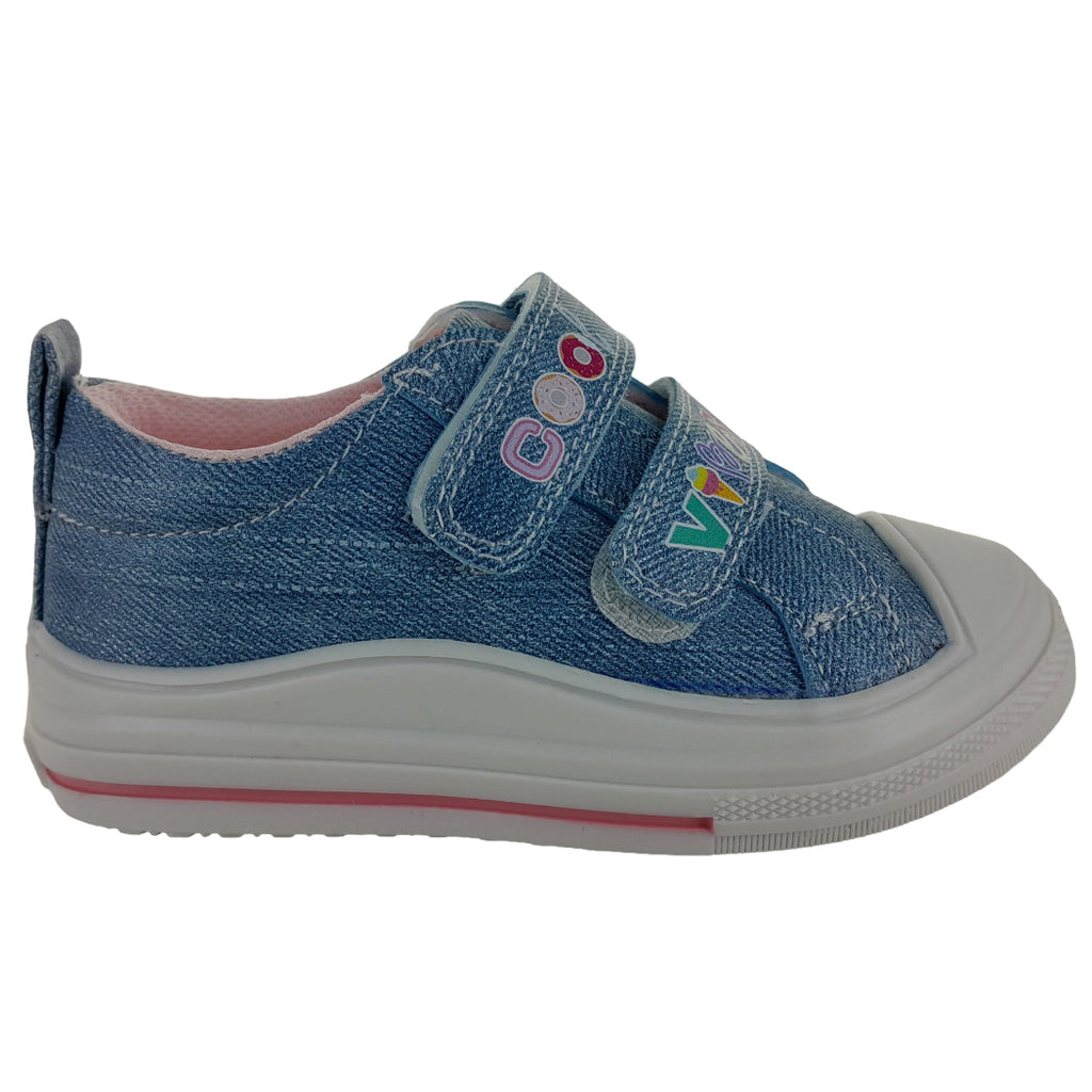 BAMBINO TENIS SNEAKERS URBANO MODA CASUAL VELCRO NIÑA 91018