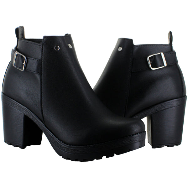 CAMILLY BOTIN TACON ANCHO MODA VESTIR ELEGANTE MUJER 91136