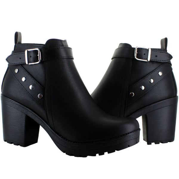 CAMILLY BOTIN TACON ANCHO MODA VESTIR ELEGANTE MUJER 91137