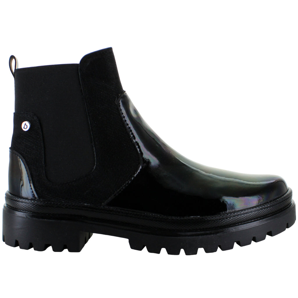 BLASITO BOTIN URBANO CHELSEA MODA RESORTE CHAROL MUJER 91148