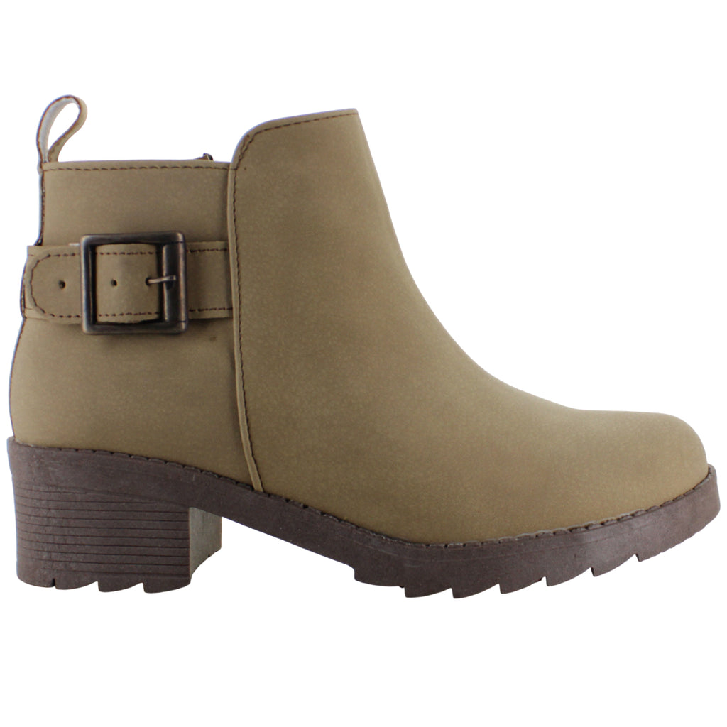 BEEN CLASS BOTIN TACON ANCHO VESTIR MODA HEBILLA MUJER 91188