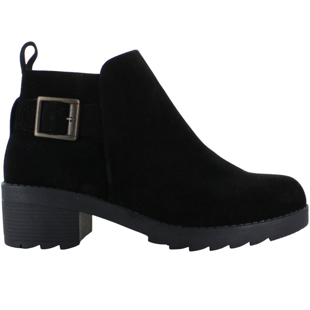 BEEN CLASS BOTIN TACON ANCHO VESTIR MODA HEBILLA MUJER 91194
